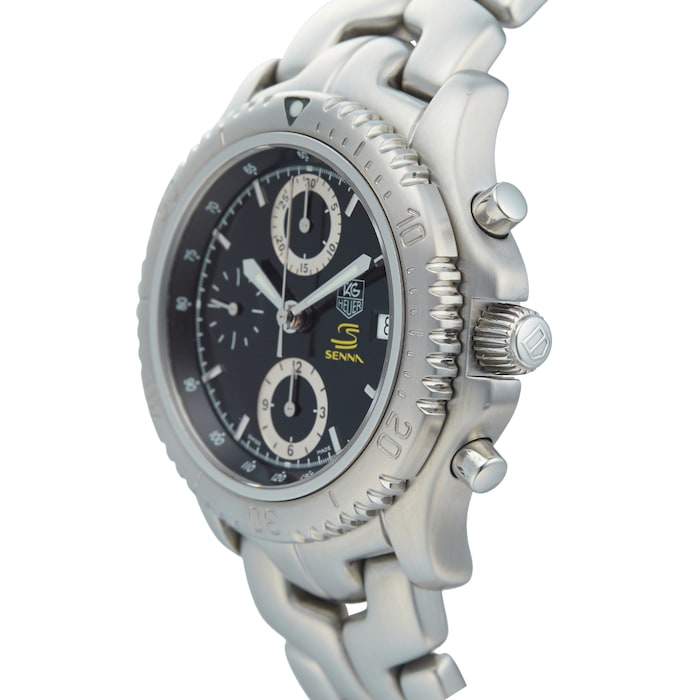 Pre-Owned TAG Heuer Pre-Owned TAG Heuer Link Calibre 16 'Ayrton Senna' Limited Edition Mens Watch CT5114.BA0550
