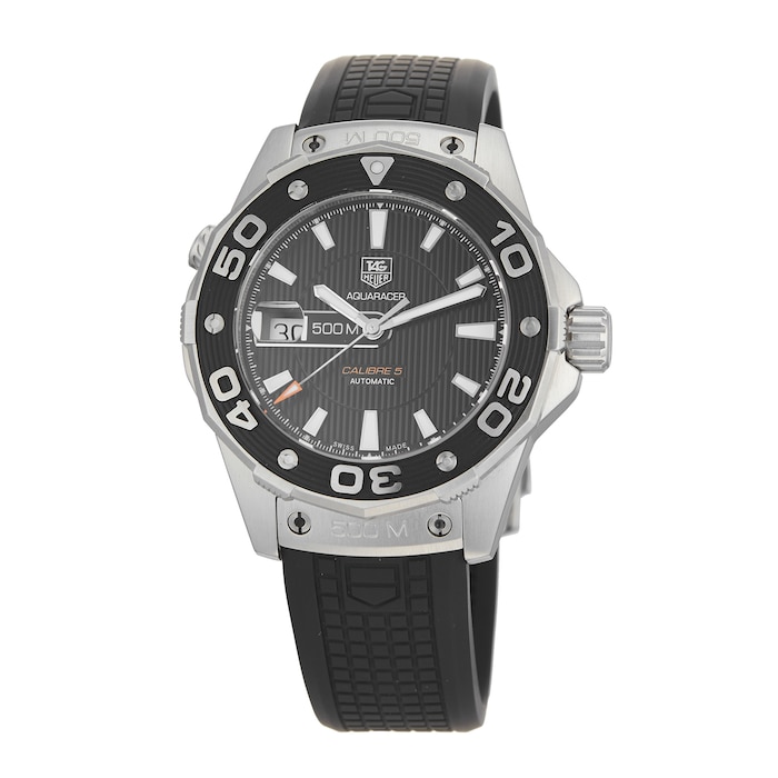Pre-Owned TAG Heuer Aquaracer Calibre 5 Mens Watch WAJ2110.FT6015