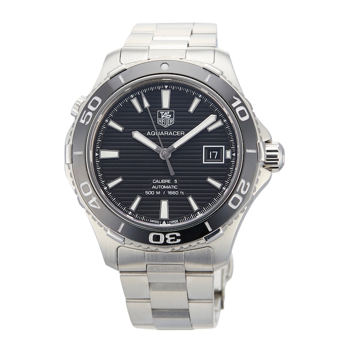 Pre-Owned TAG Heuer Pre-Owned TAG Heuer Aquaracer Calibre 5 Mens Watch WAK2110.BA0830