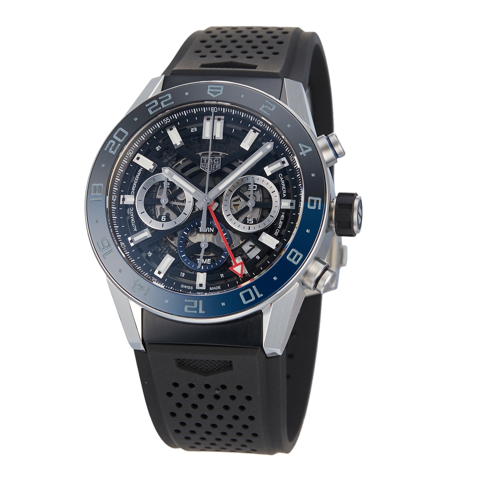 Pre-Owned TAG Heuer Carrera Calibre Heuer 02 Mens Watch CBG2A1Z.FT6157