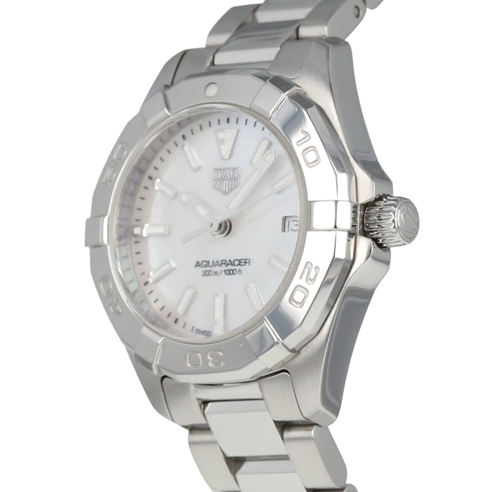 Pre-Owned TAG Heuer Pre-Owned TAG Heuer Aquaracer Ladies Watch WBD1411.BA0741 Pre-Owned TAG Heuer Pre-Owned TAG Heuer Aquaracer Ladies Watch WBD1411.BA0741