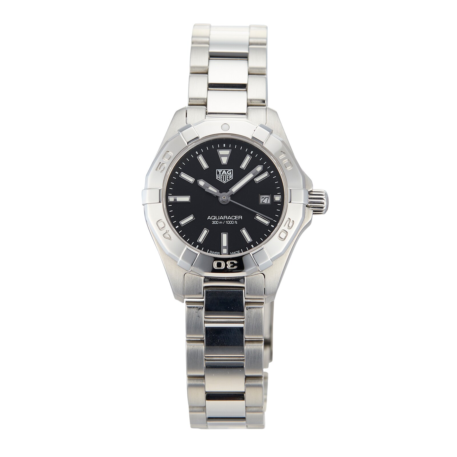 Tag heuer aquaracer womens black outlet face