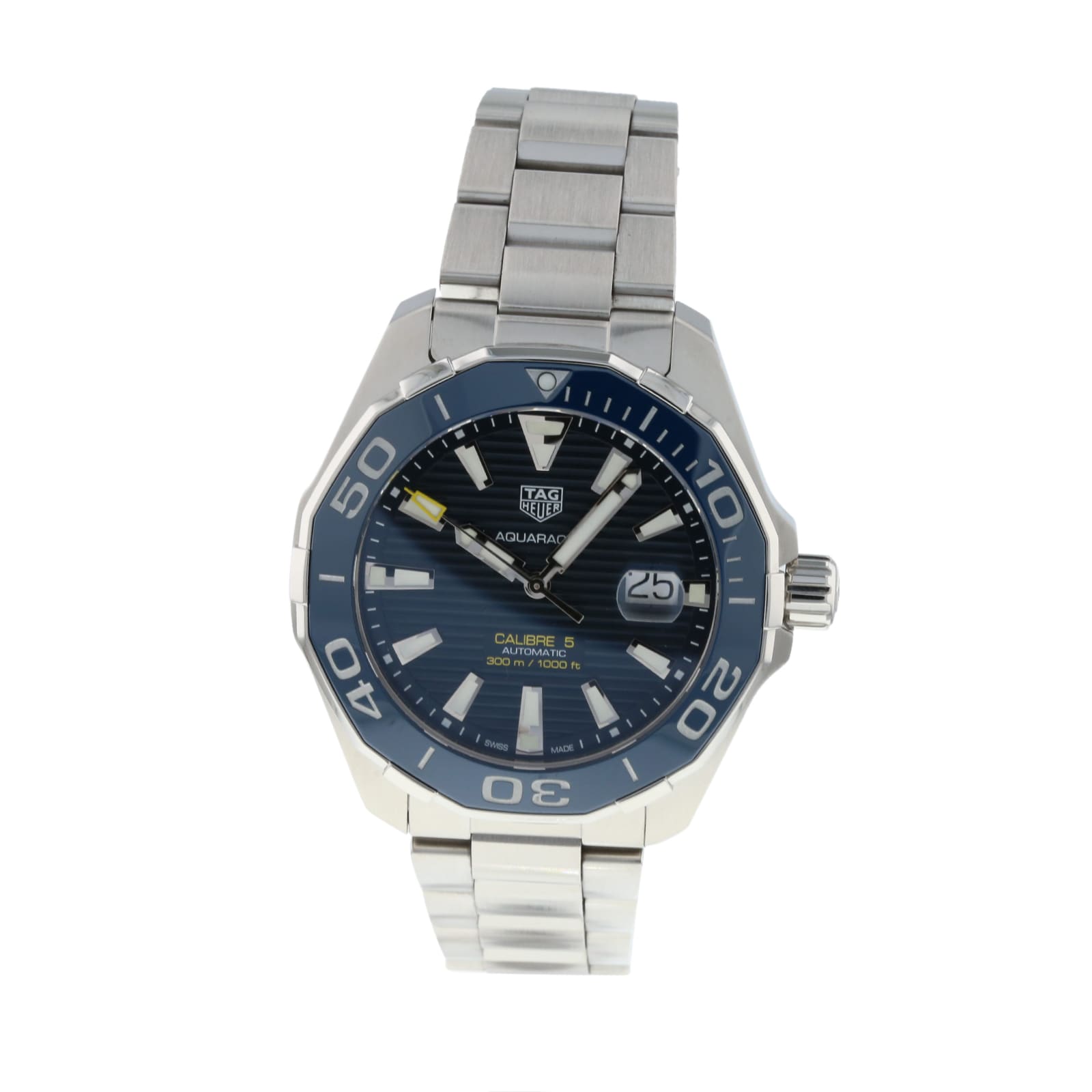 Pre-Owned TAG Heuer Aquaracer Calibre 5 Mens Watch WAY201B.BA0927
