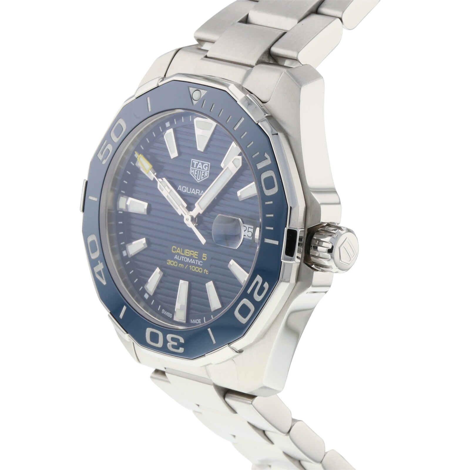 Pre-Owned TAG Heuer Aquaracer Calibre 5 Mens Watch WAY201B.BA0927