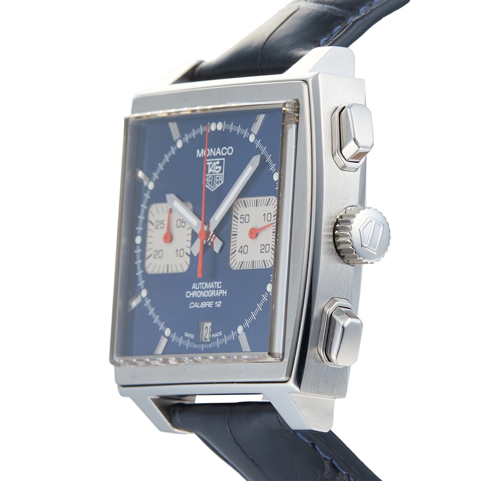 Pre-Owned TAG Heuer Monaco Calibre 12 Mens Watch CAW2111.FC6183