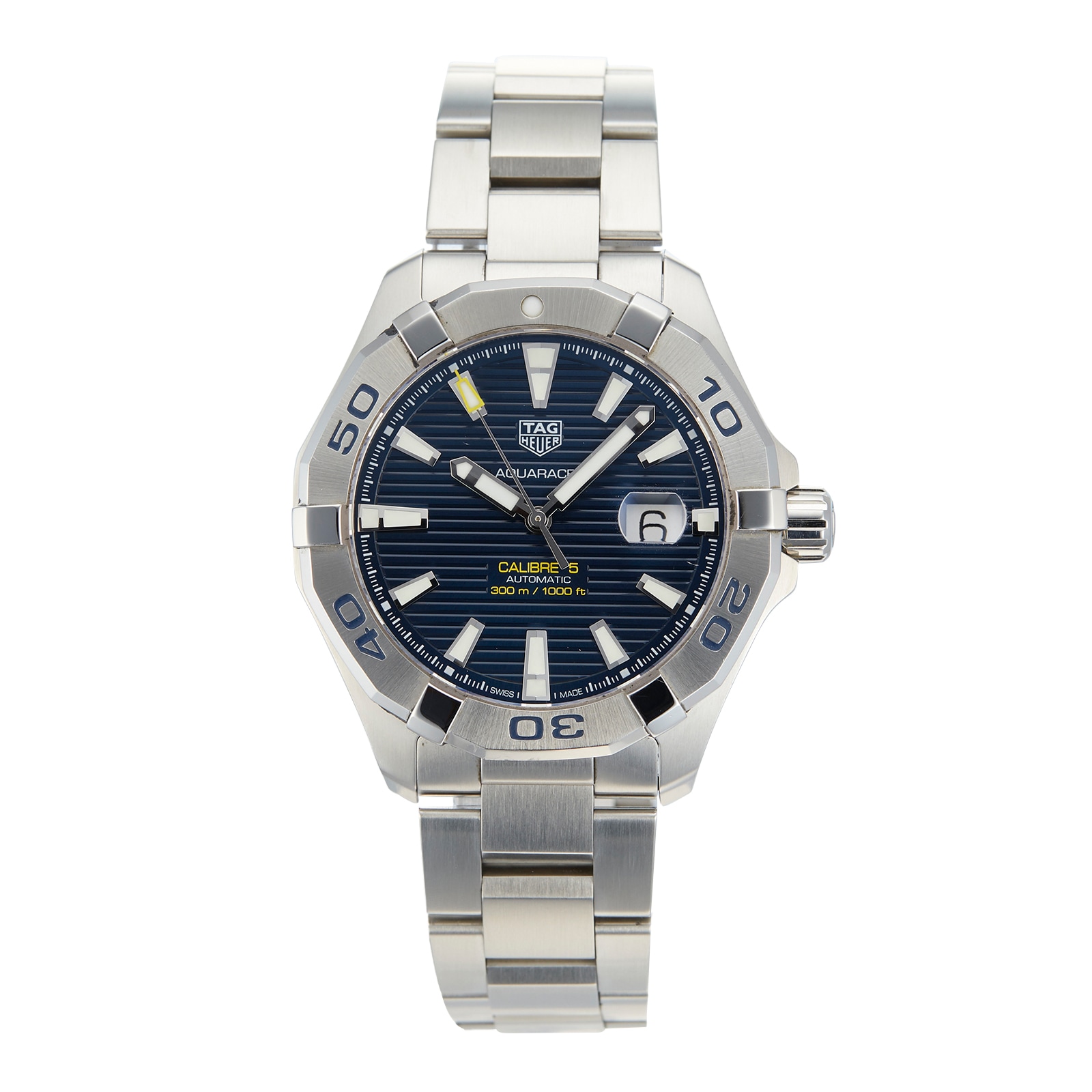 Pre-Owned TAG Heuer Aquaracer Calibre 5 Mens Watch WAY2012.BA0927