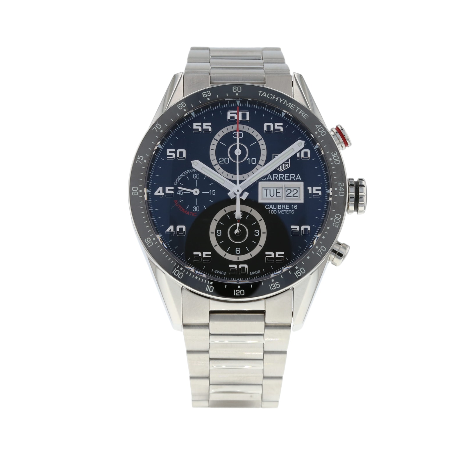 Pre Owned TAG Heuer Carrera Calibre 16 Mens Watch CV2A1R.BA0799