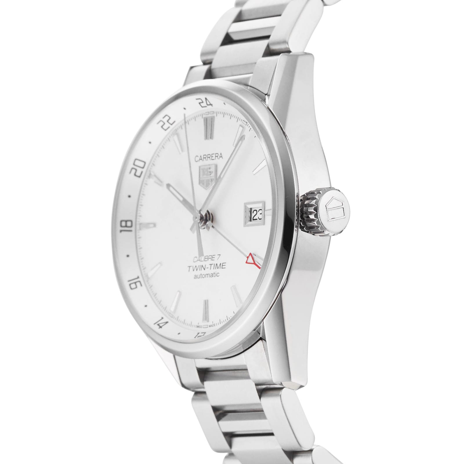 Pre-Owned TAG Heuer Carrera Calibre 7 Twin-Time Mens Watch WAR2011.BA0723