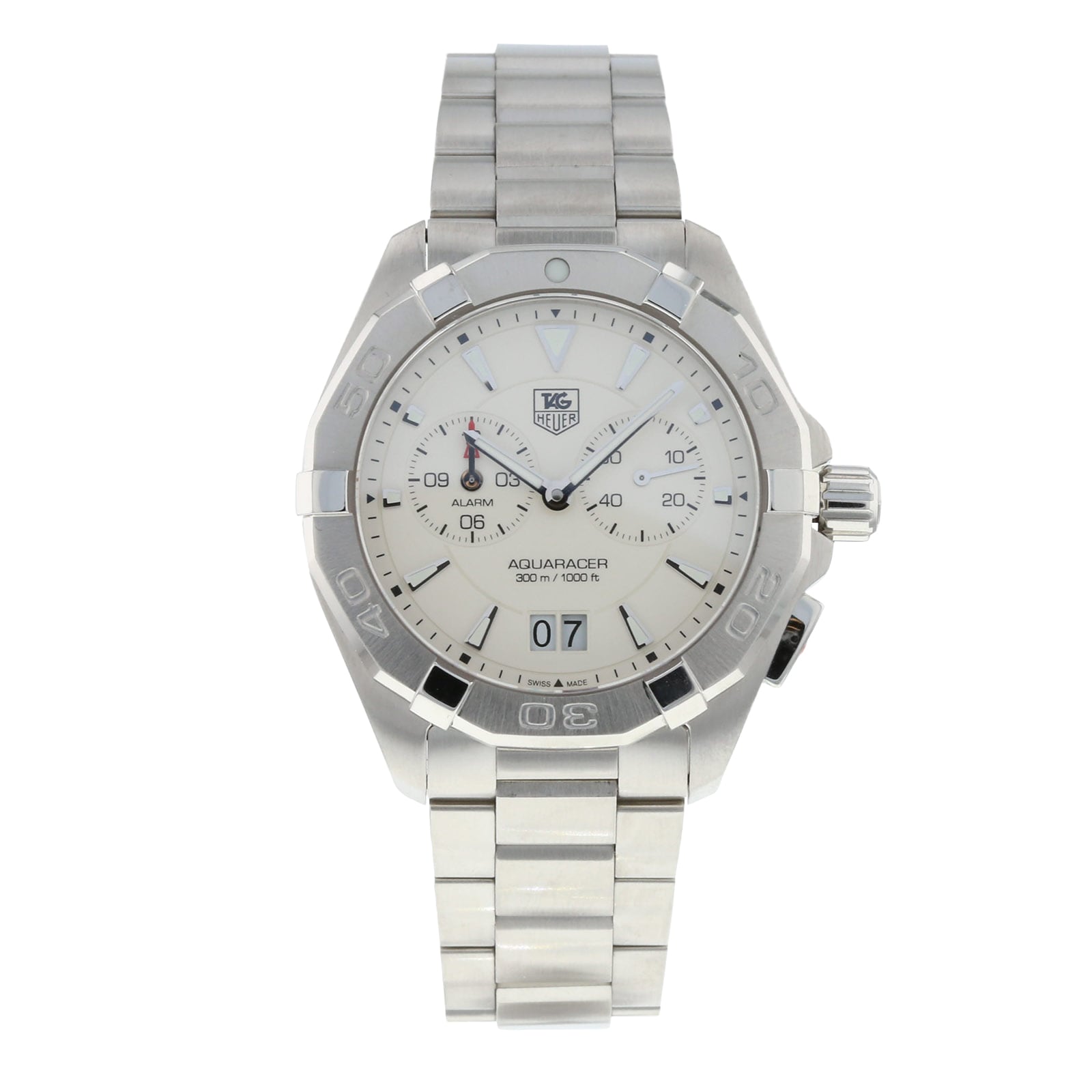 Pre Owned TAG Heuer Aquaracer Mens Watch WAY111Y.BA0928 Mappin and Webb