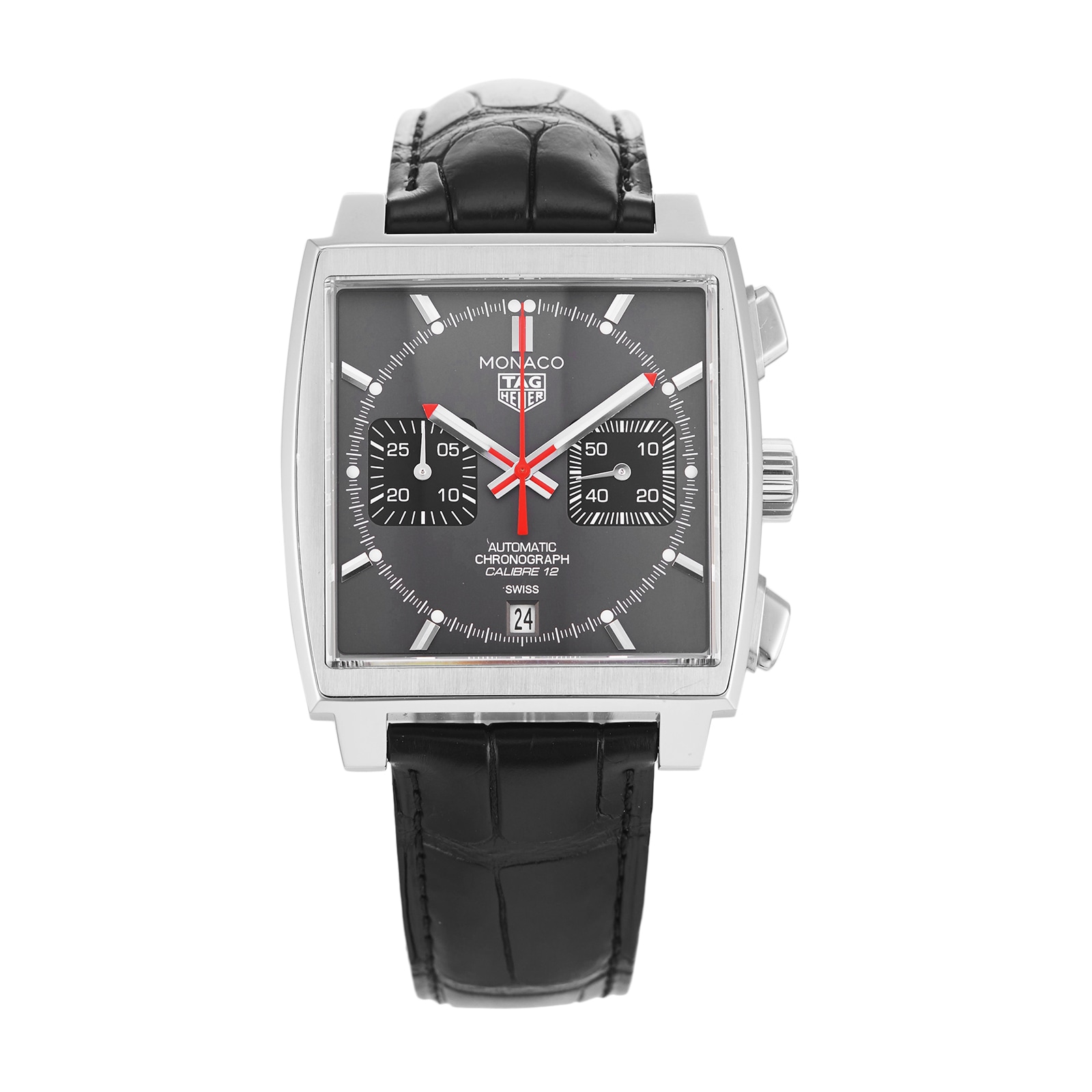 Pre-Owned TAG Heuer Monaco Calibre 12 Final Edition Mens Watch CAW211J.FC6476