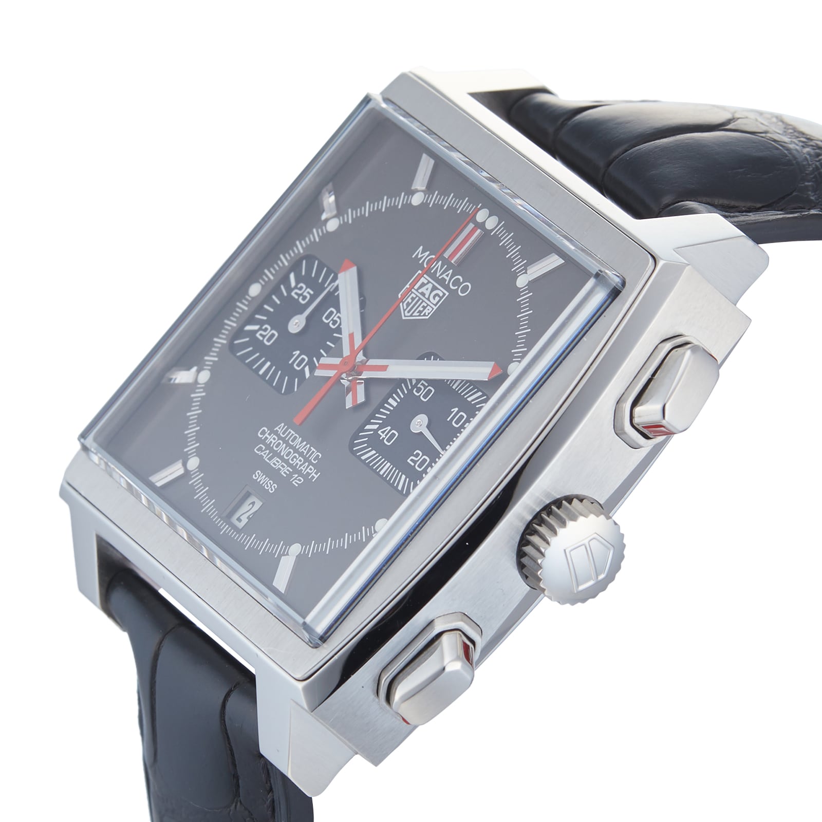 Pre-Owned TAG Heuer Monaco Calibre 12 Final Edition Mens Watch CAW211J.FC6476