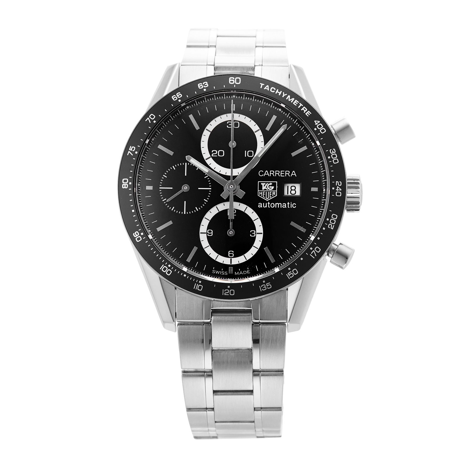 Pre Owned TAG Heuer Carrera Calibre 16 Mens Watch CV2010.BA0786