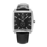 Pre-Owned TAG Heuer Monaco Calibre 6 Black Steel Mens Watch WW2110.FC6177