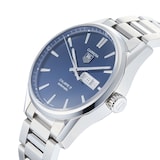 Pre-Owned TAG Heuer Carrera Calibre 5 Blue Steel Mens Watch WAR201E.BA0723