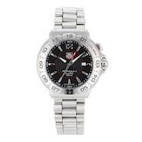 Pre-Owned TAG Heuer Formula 1 Black Steel Mens Watch WAC111A.BA0850