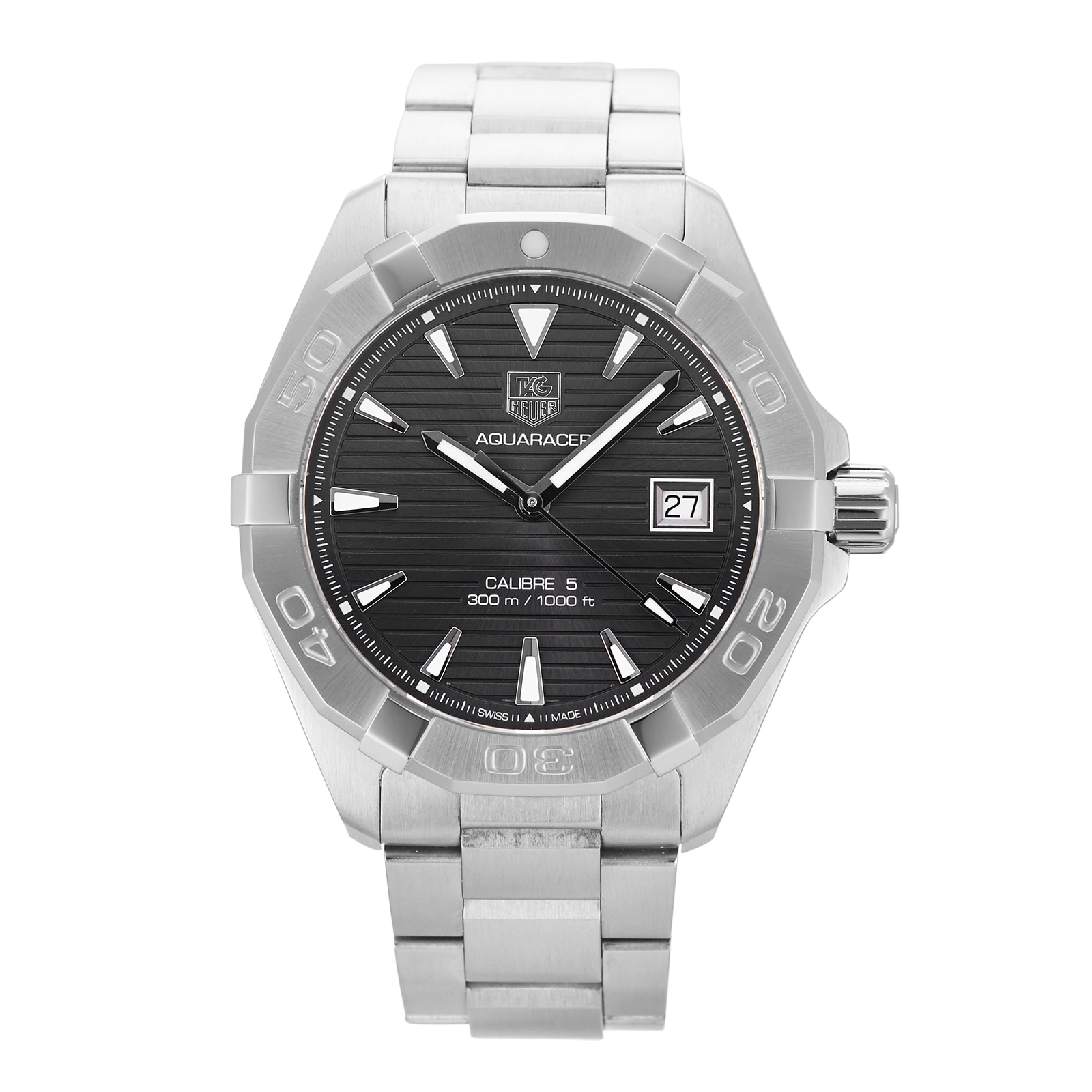 Pre-Owned TAG Heuer Aquaracer Calibre 5 Mens Watch WAY2113.BA0928