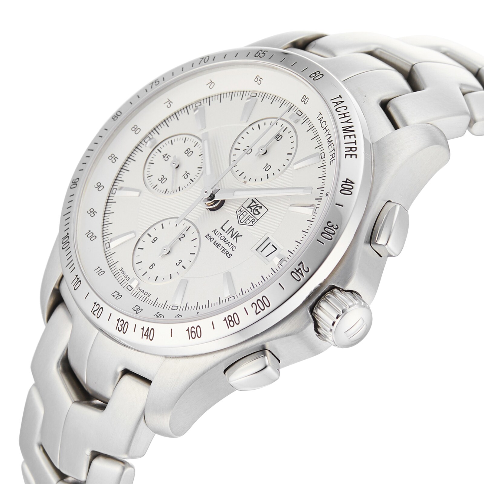 Tag heuer link outlet white face