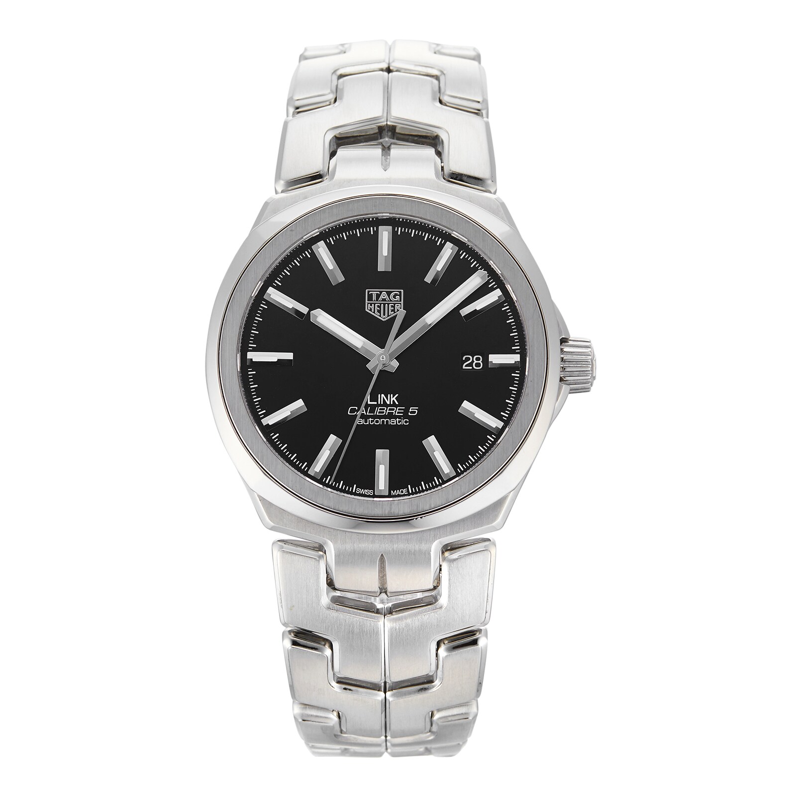 Pre-Owned TAG Heuer Link Calibre 5 Mens Watch WBC2110.BA0603 Pre-Owned TAG Heuer Link Calibre 5 Mens Watch WBC2110.BA0603