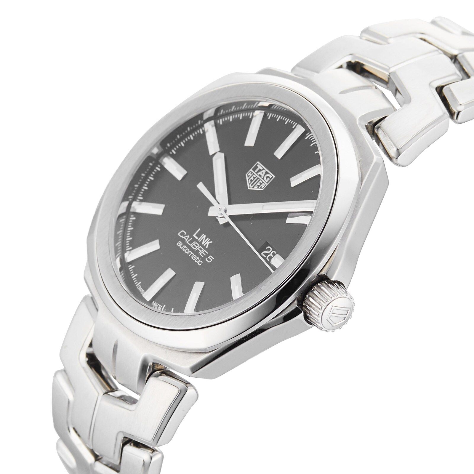 Pre-Owned TAG Heuer Link Calibre 5 Mens Watch WBC2110.BA0603 Pre-Owned TAG Heuer Link Calibre 5 Mens Watch WBC2110.BA0603
