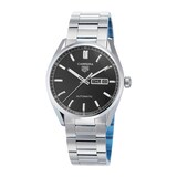 Pre-Owned TAG Heuer Pre-Owned TAG Heuer Carrera Calibre 5 Black Steel Mens Watch WBN2010.BA0640