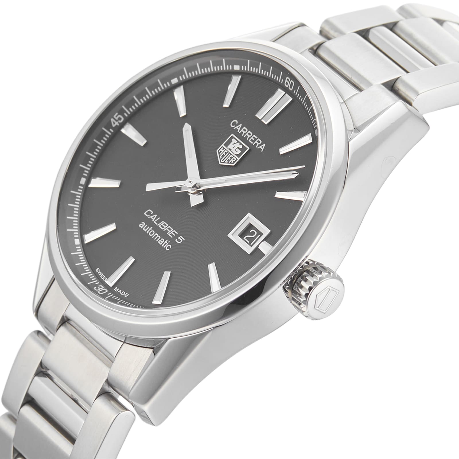 Pre-Owned TAG Heuer Carrera Calibre 5 Mens Watch WAR211A.BA0782