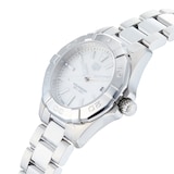 Pre-Owned TAG Heuer Aquaracer White Mother of Pearl Steel Ladies Watch WBD1411.BA0741