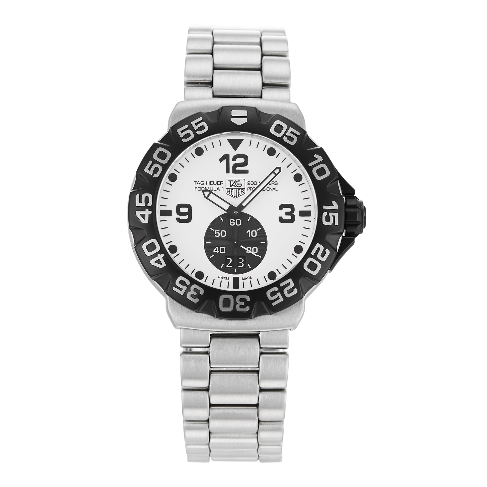 TAG Heuer - Formula 1 Grande Date : WAH1011.BA0854 : SOLD OUT : white dial
