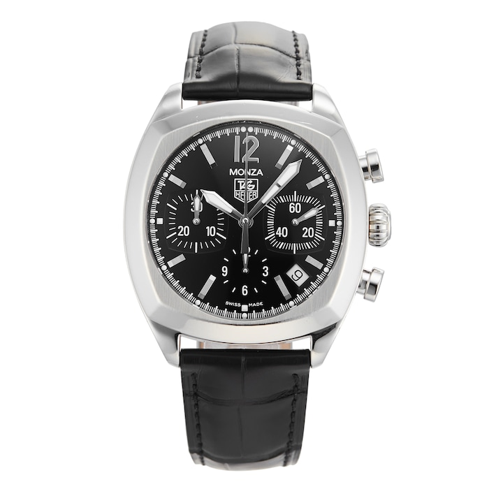 Pre-Owned TAG Heuer Classic Monza Calibre 17 Mens Watch CR2113.FC6164