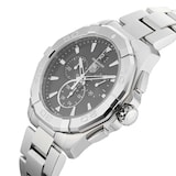 Pre-Owned TAG Heuer Pre-Owned TAG Heuer Aquaracer Chronograph Black Steel Quartz Mens Watch CAY1110.BA0927