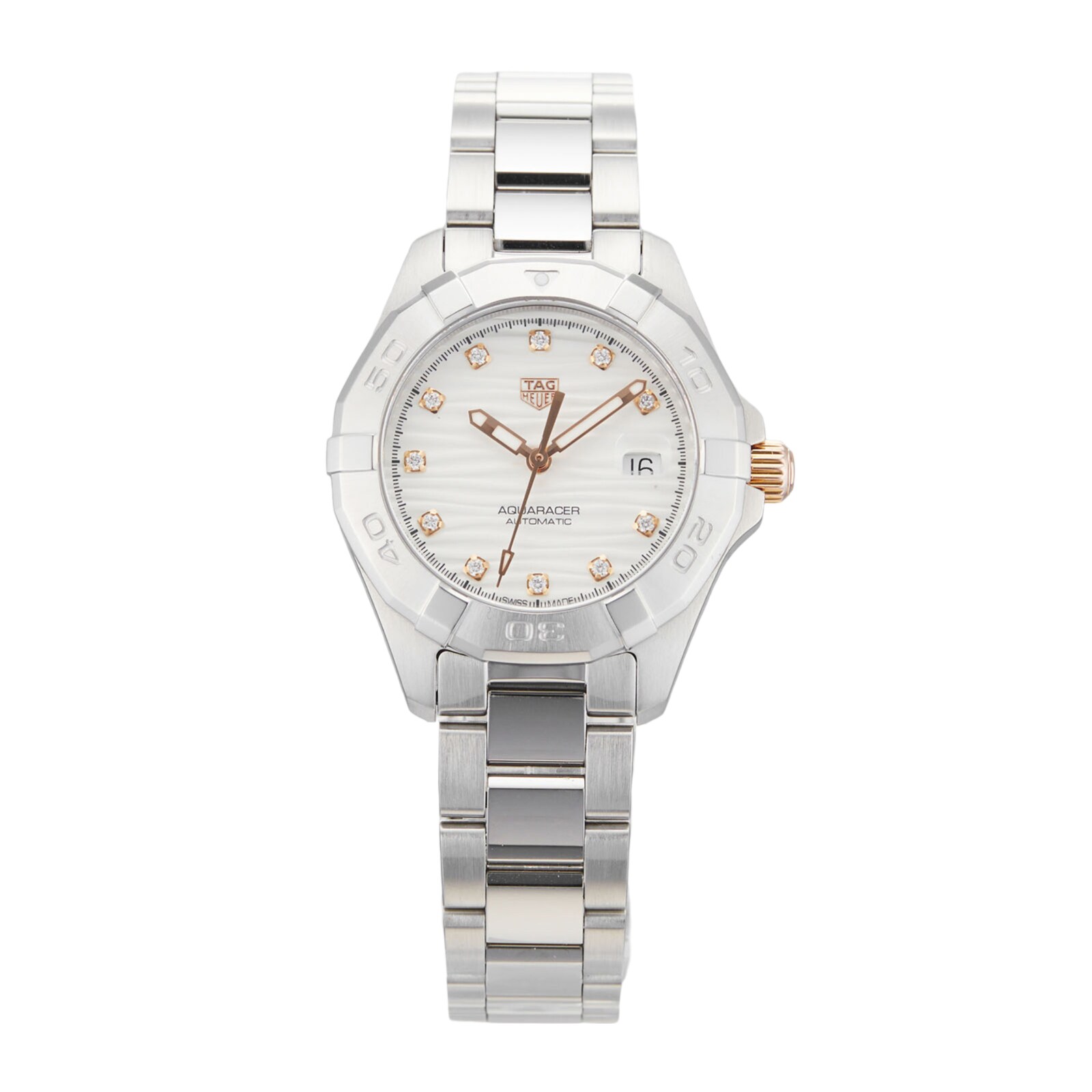 Pre-Owned TAG Heuer Pre-Owned TAG Heuer Aquaracer Ladies Watch WBD2320.BA0740 Pre-Owned TAG Heuer Pre-Owned TAG Heuer Aquaracer Ladies Watch WBD2320.BA0740