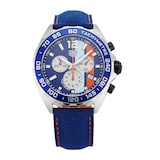 Pre-Owned TAG Heuer Formula 1 Gulf Quartz Chronograph Special Edition Mens Watch CAZ101N.FC8243