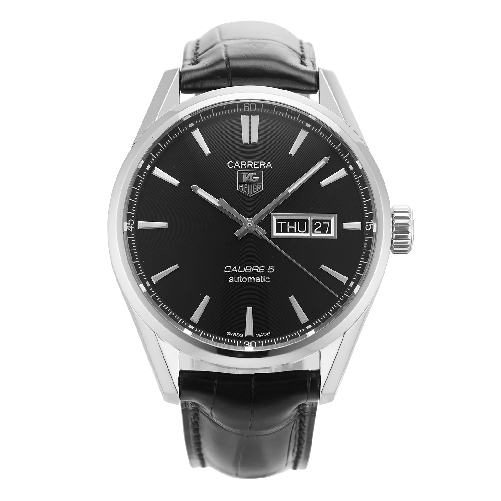 Pre-Owned TAG Heuer Carrera Calibre 5 Mens Watch WAR201A.BA0723