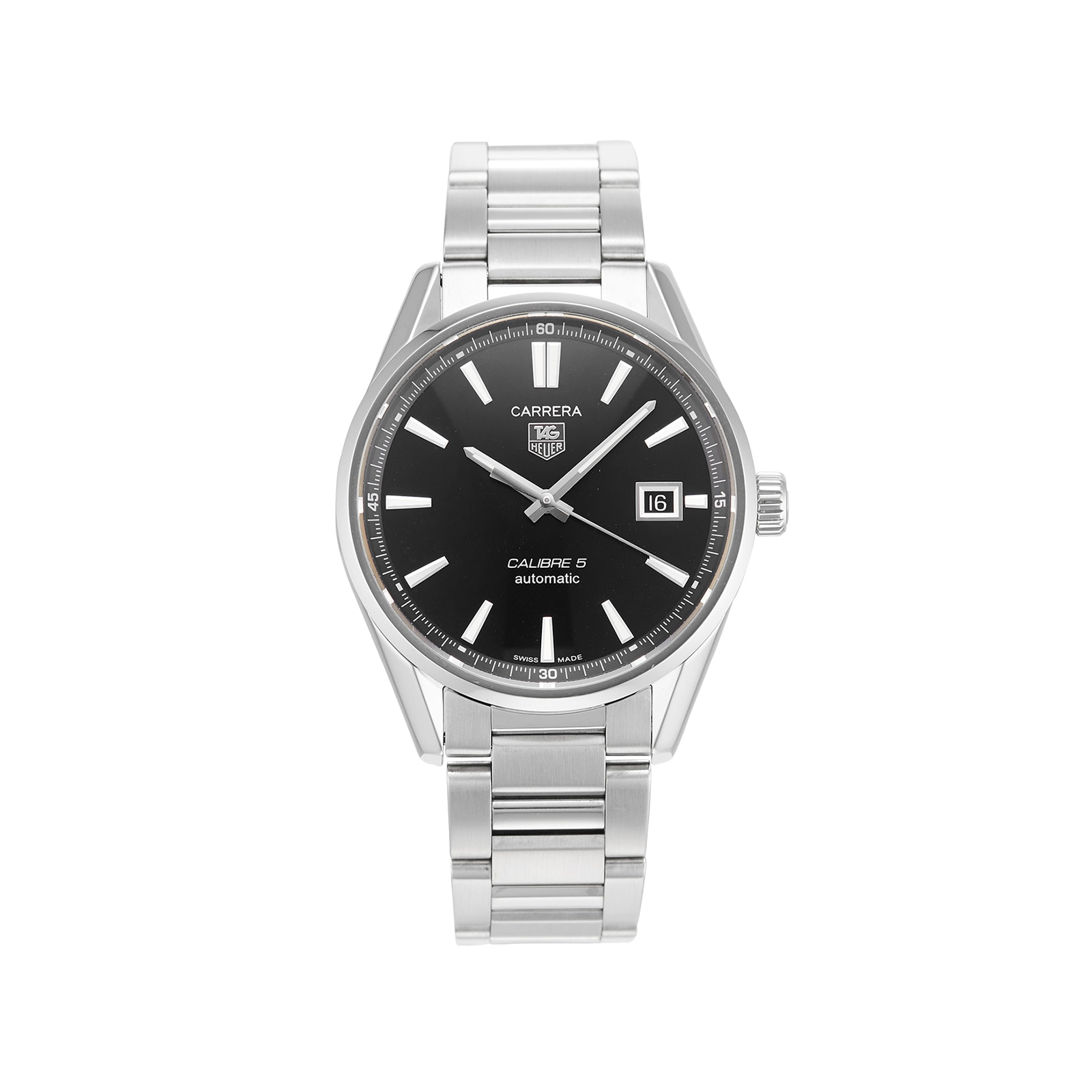Pre-Owned TAG Heuer Carrera Calibre 5 Mens Watch WAR211A.BA0782