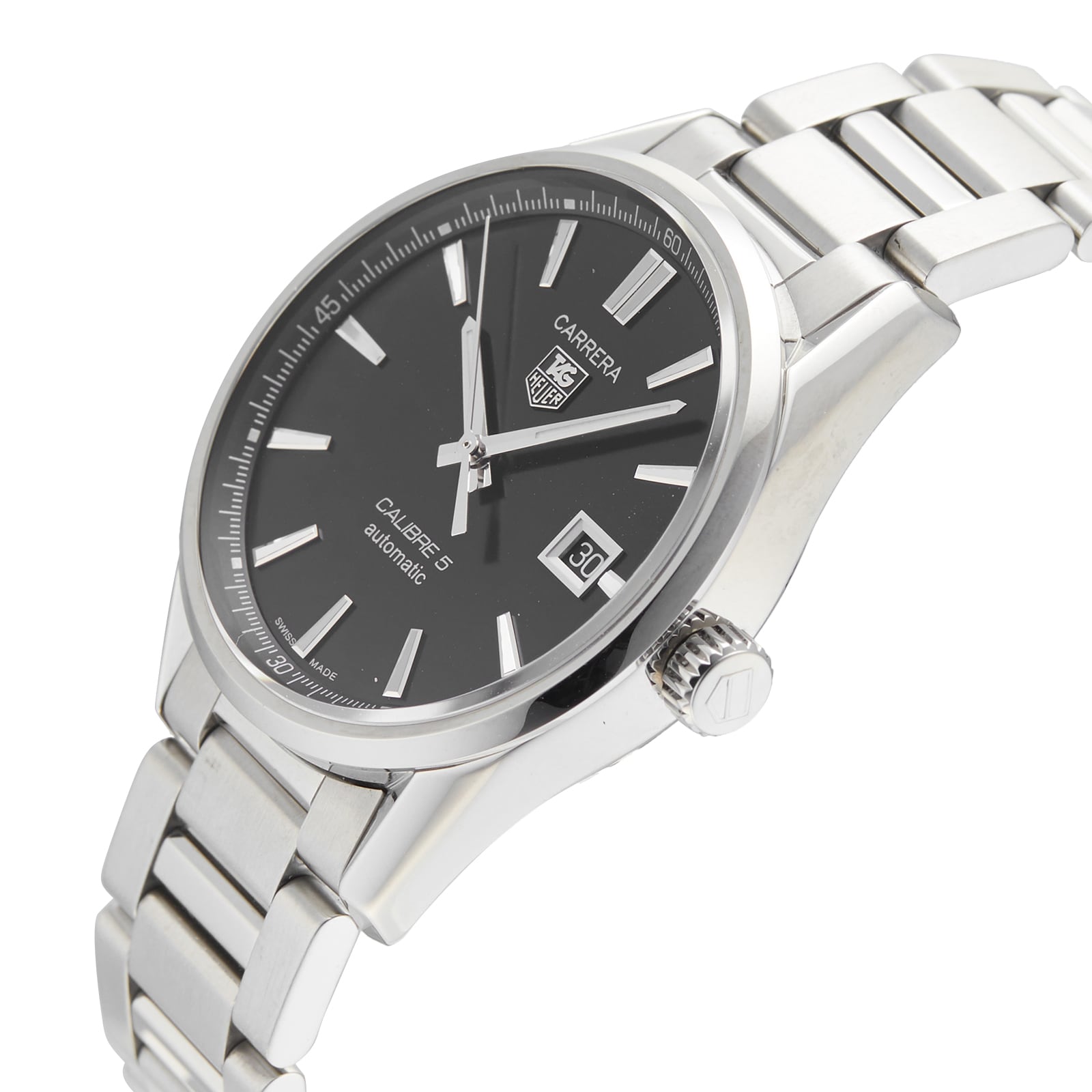 Pre-Owned TAG Heuer Carrera Calibre 5 Mens Watch WAR211A.BA0782