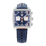 Pre-Owned TAG Heuer Monaco X Gulf Calibre Heuer 02 Mens Watch CBL2115.FC6494