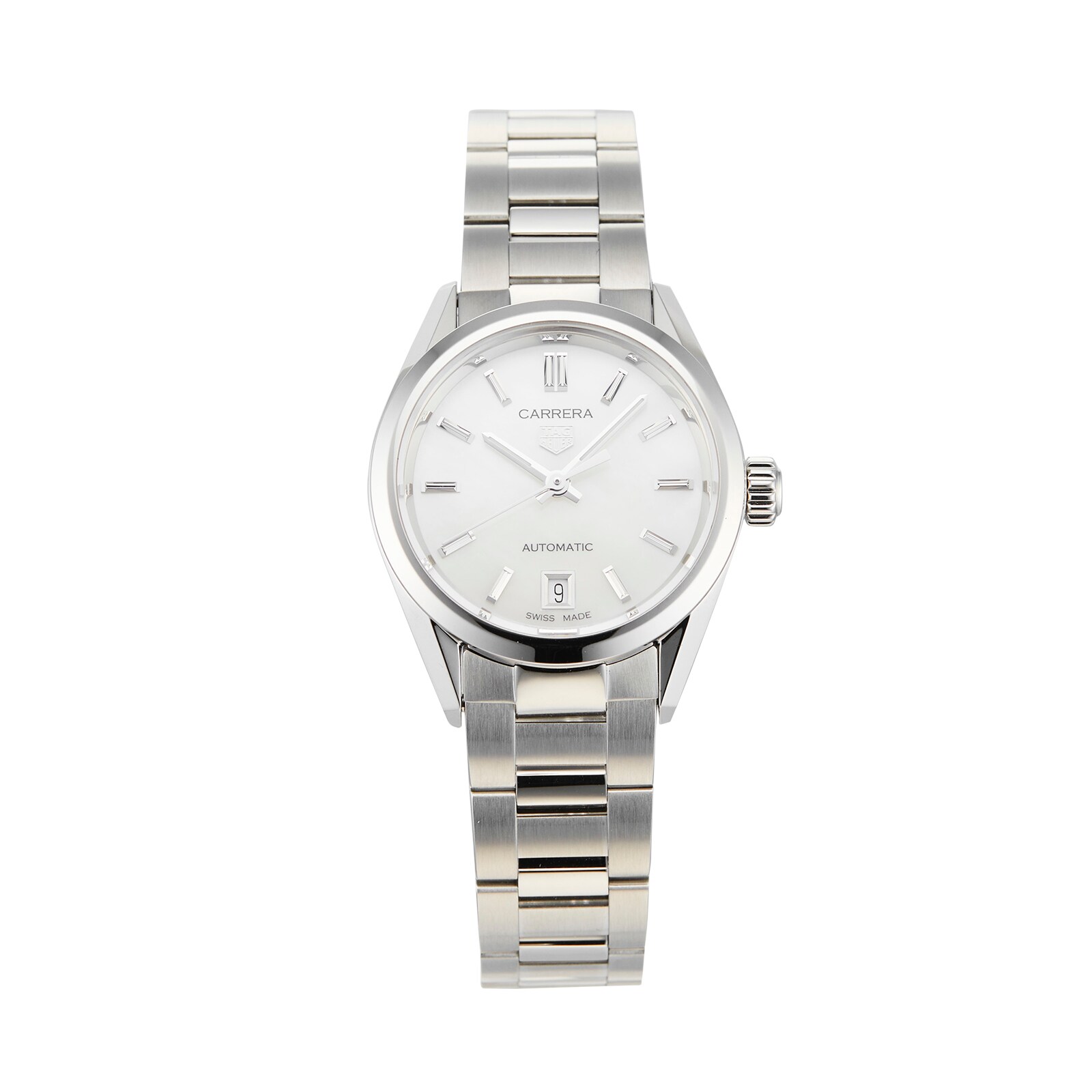 Pre-Owned TAG Heuer Pre-Owned TAG Heuer Carrera Ladies Watch WBN2410.BA0621 Pre-Owned TAG Heuer Pre-Owned TAG Heuer Carrera Ladies Watch WBN2410.BA0621