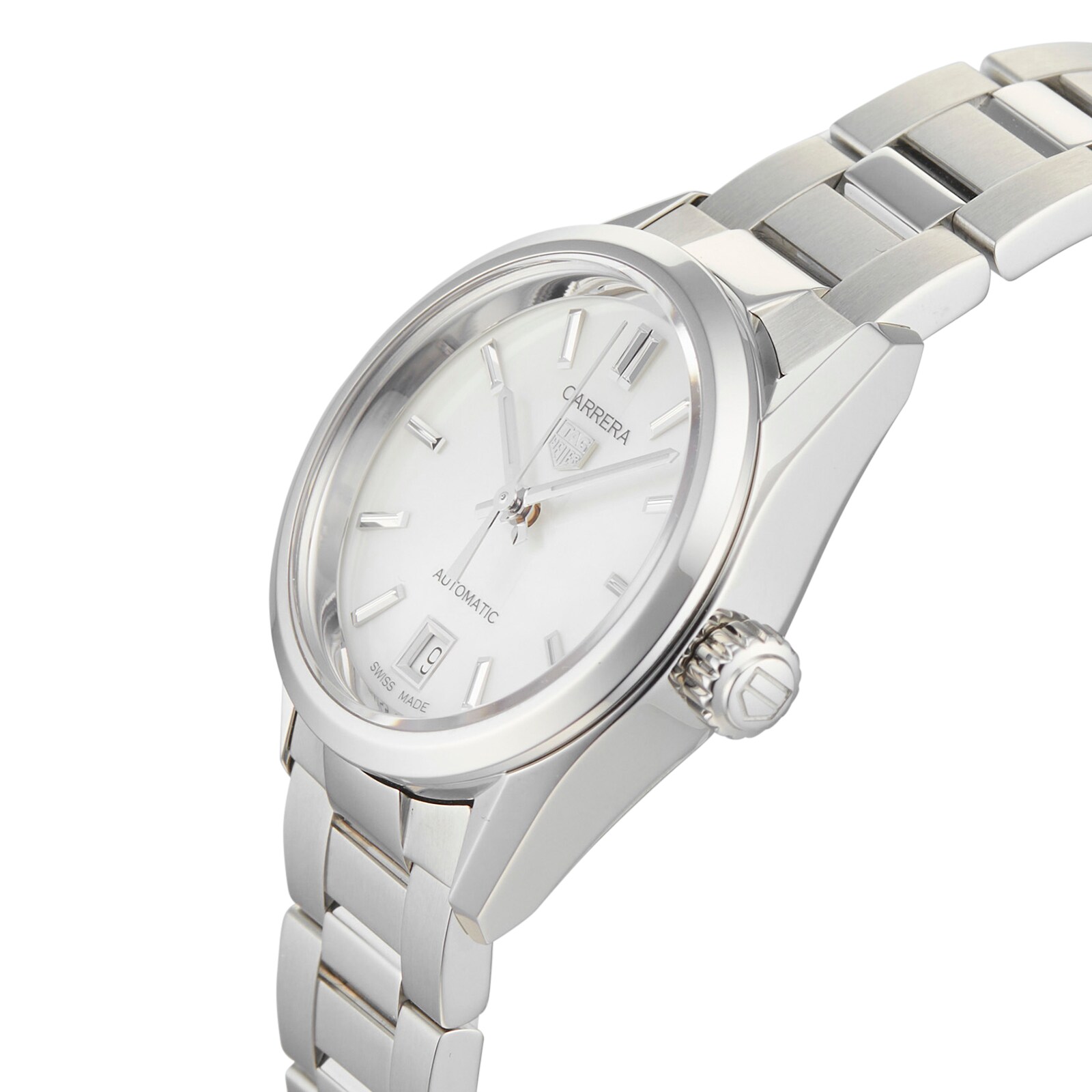 Pre-Owned TAG Heuer Pre-Owned TAG Heuer Carrera Ladies Watch WBN2410.BA0621 Pre-Owned TAG Heuer Pre-Owned TAG Heuer Carrera Ladies Watch WBN2410.BA0621