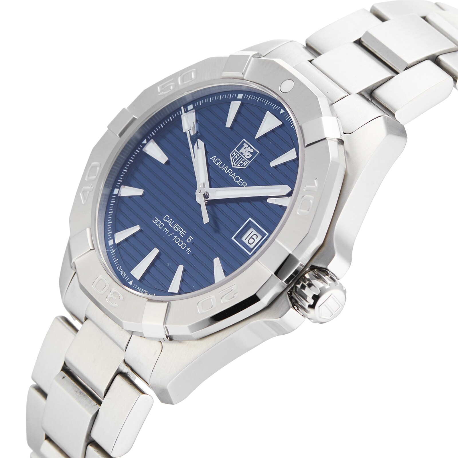 Pre-Owned TAG Heuer Aquaracer Calibre 5 Mens Watch WAY2112.BA0928
