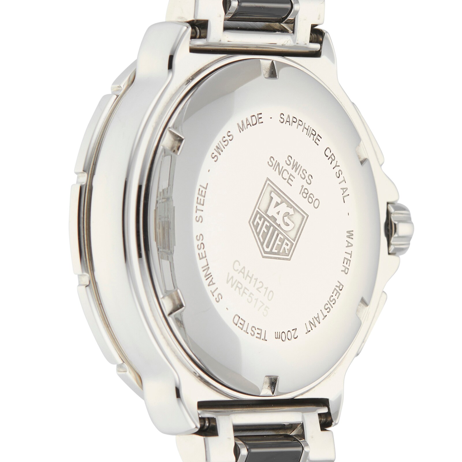 Tag heuer stainless on sale steel back water resistant