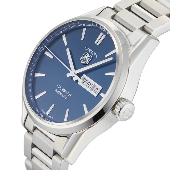 Pre-Owned TAG Heuer Carrera Calibre 5 Mens Watch WAR201E.BA0723