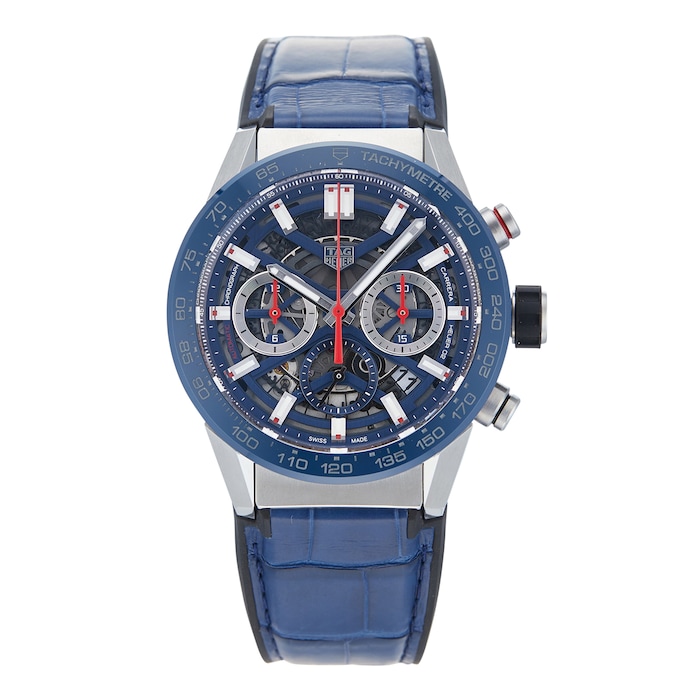 Pre-Owned TAG Heuer Pre-Owned TAG Heuer Carrera Calibre Heuer 02 Mens Watch CBG2011.FC6430