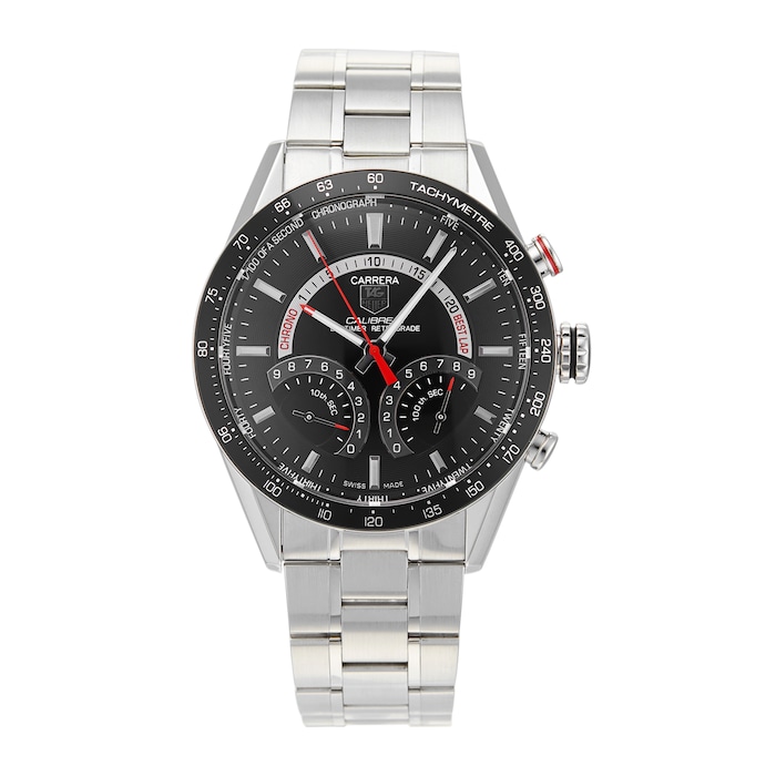 Pre-Owned TAG Heuer Pre-Owned TAG Heuer Carrera Calibre S Mens Watch CV7A10.BA0795