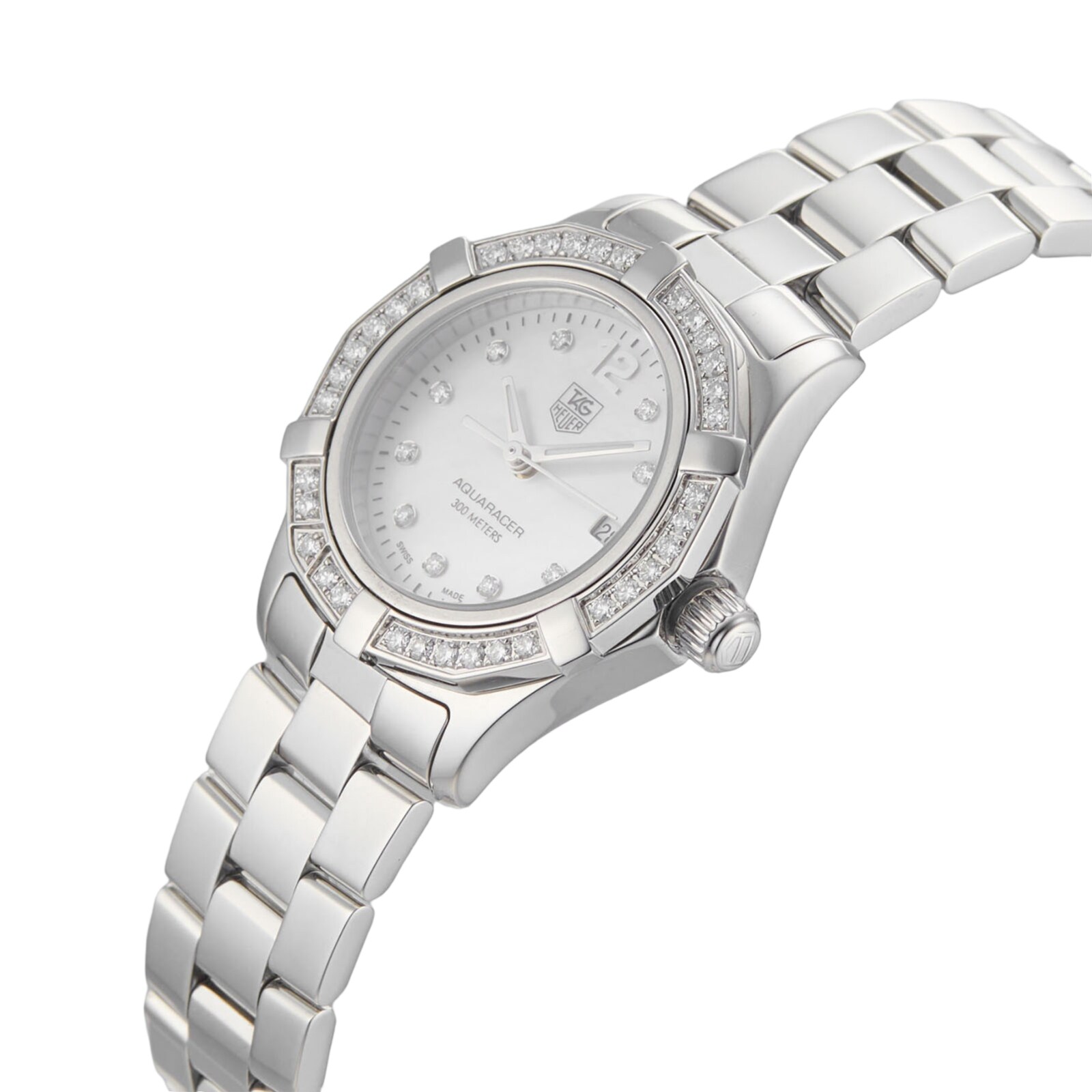 Pre-Owned TAG Heuer Pre-Owned TAG Heuer Aquaracer Ladies Watch WAF1416.BA0824 Pre-Owned TAG Heuer Pre-Owned TAG Heuer Aquaracer Ladies Watch WAF1416.BA0824
