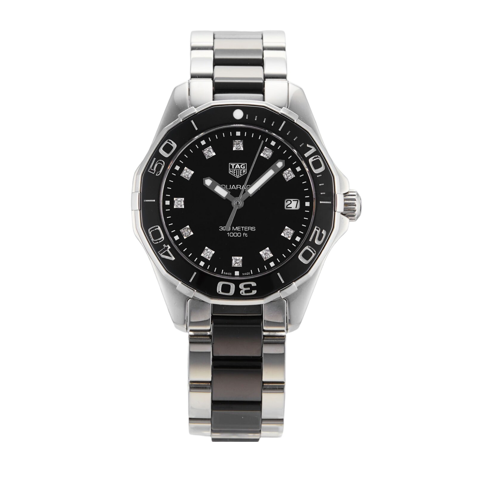 Pre-Owned TAG Heuer Pre-Owned TAG Heuer Aquaracer Ladies Watch WAY131C.BA0913 Pre-Owned TAG Heuer Pre-Owned TAG Heuer Aquaracer Ladies Watch WAY131C.BA0913