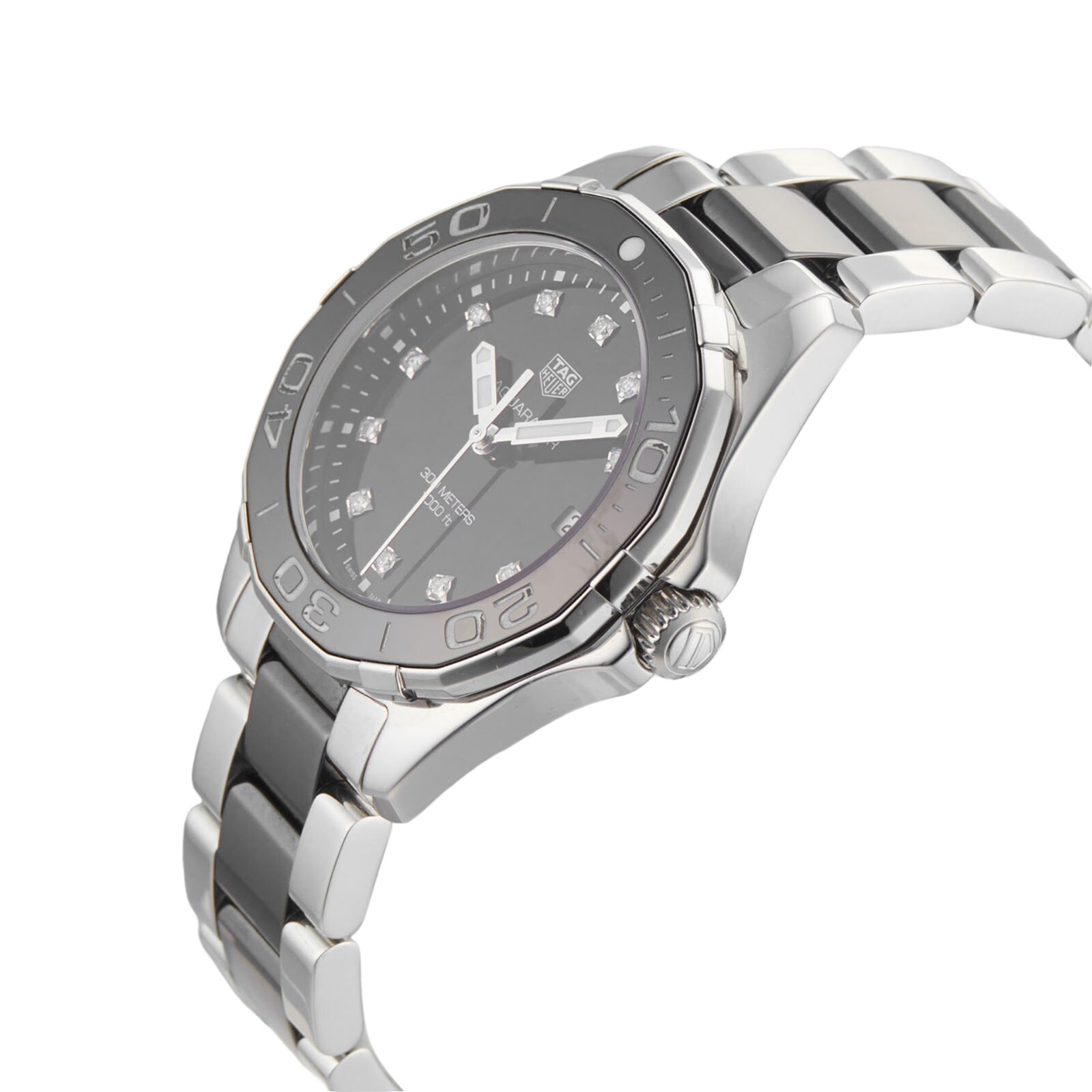 Pre-Owned TAG Heuer Pre-Owned TAG Heuer Aquaracer Ladies Watch WAY131C.BA0913 Pre-Owned TAG Heuer Pre-Owned TAG Heuer Aquaracer Ladies Watch WAY131C.BA0913