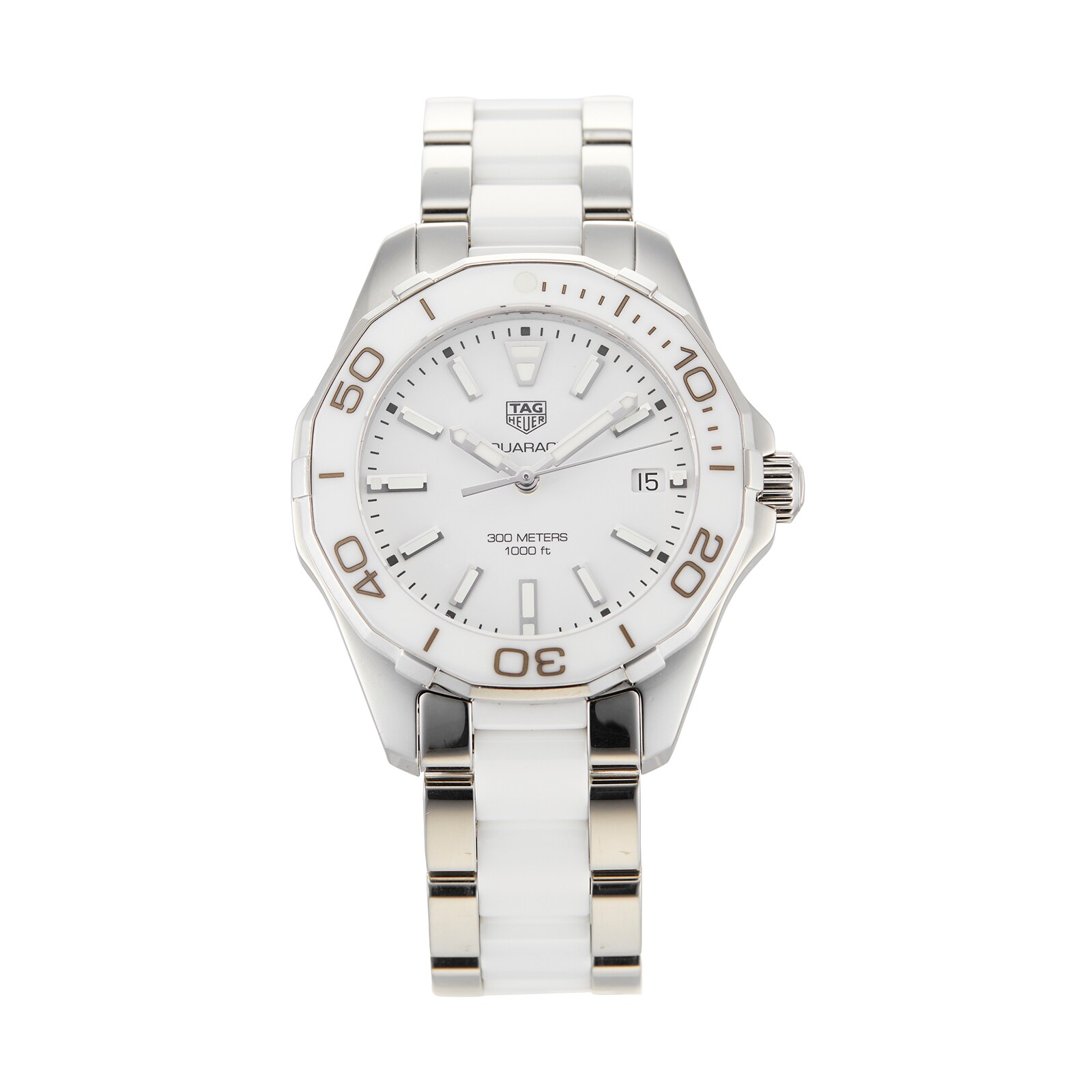 Pre-Owned TAG Heuer Pre-Owned TAG Heuer Aquaracer Ladies Watch WAY131B.BA0914 Pre-Owned TAG Heuer Pre-Owned TAG Heuer Aquaracer Ladies Watch WAY131B.BA0914