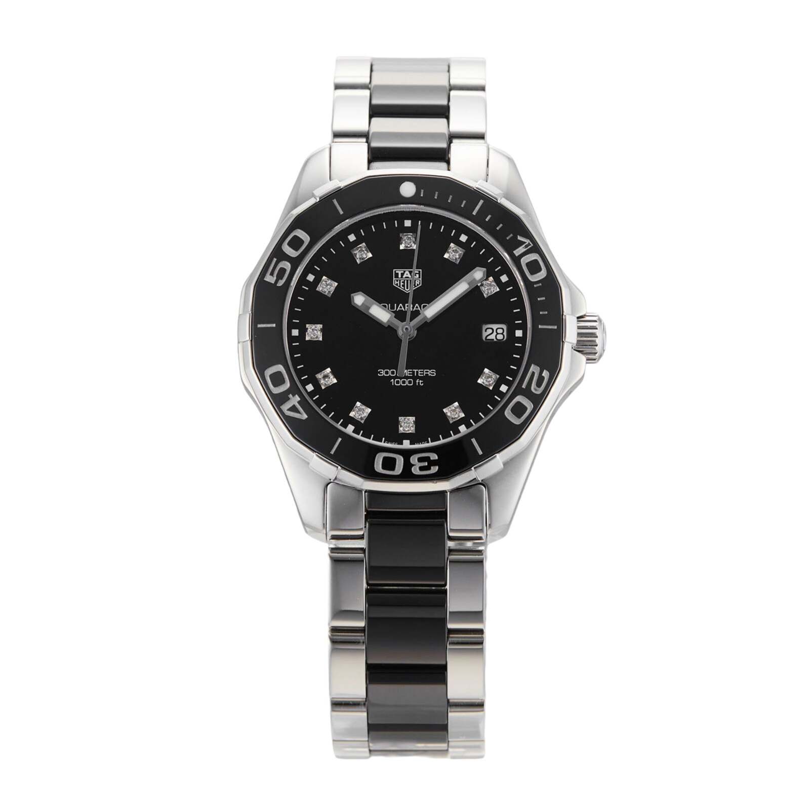 Pre-Owned TAG Heuer Pre-Owned TAG Heuer Aquaracer Ladies Watch WAY131C.BA0913 Pre-Owned TAG Heuer Pre-Owned TAG Heuer Aquaracer Ladies Watch WAY131C.BA0913