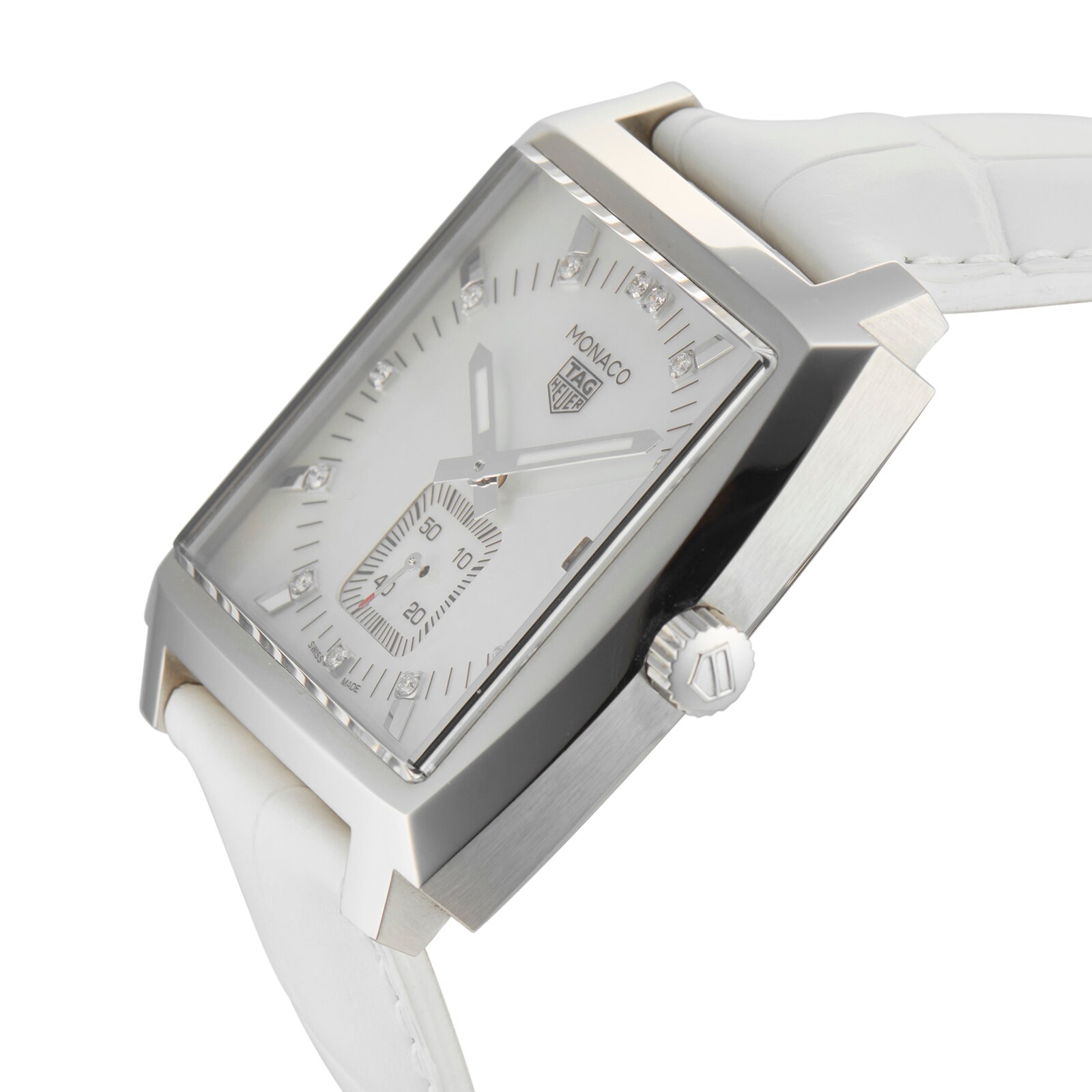 Tag heuer clearance monaco white face