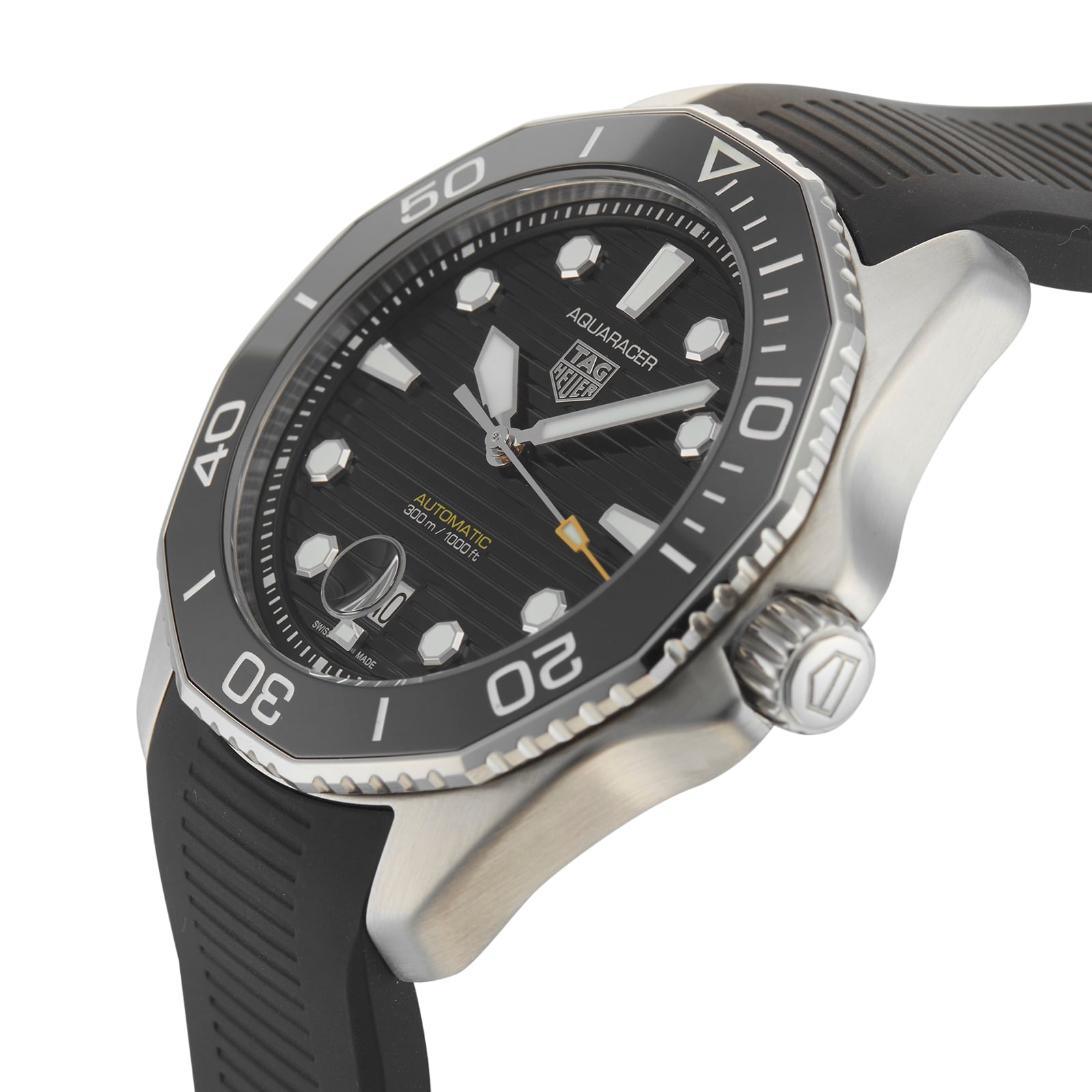 Tag heuer aquaracer calibre 5 ss on discount rubber