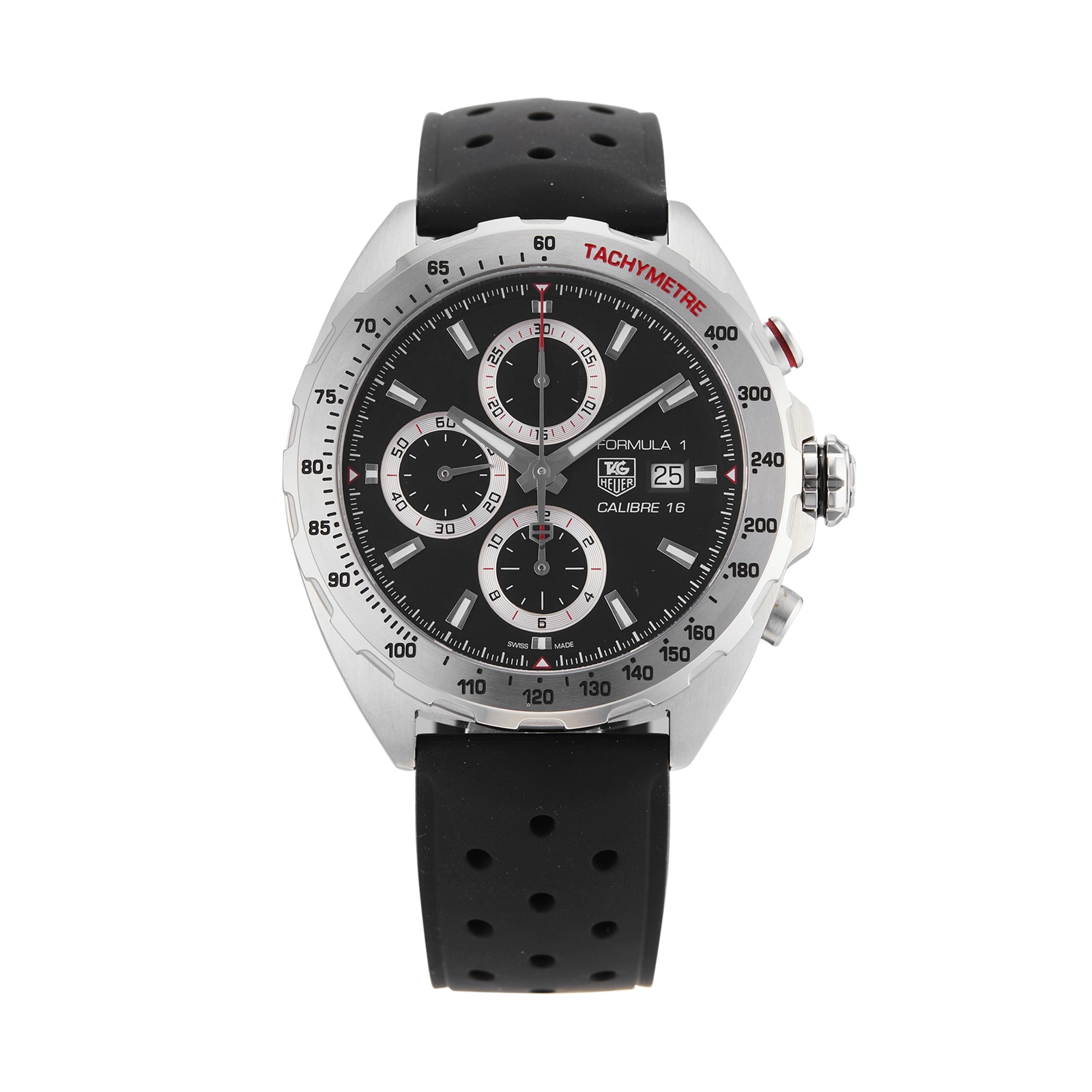 Tag heuer formula 1 calibre 16 black hot sale